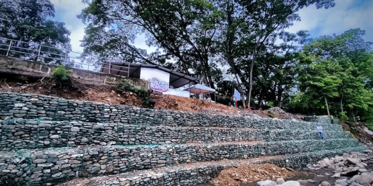 Cundinamarca avanza en la reducción del riesgo con nueva obra de contención en el río Negro.