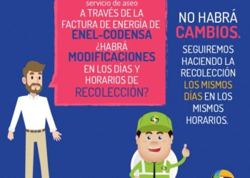 El cobro de la factura de aseo de los habitantes de Girardot, empezó a hacerse a través de la factura de energía. 