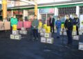 Se inicia entrega de tapabocas donados por el Grupo Éxito a la Gobernación de Cundinamarca. 