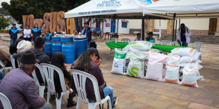 Con una inversión de $124 millones, 101 unidades productivas de Fúquene y Susa recuperan sus suelos.