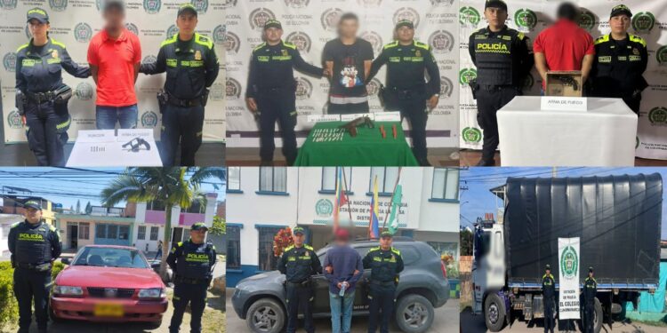 Mediante operativos de control fueron capturadas 41 personas en Cundinamarca.