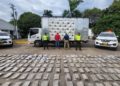 En la vía Girardot-Bogotá la Policía incautó 1.500 kilogramos de marihuana.