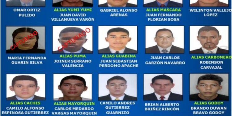 Hay nuevo “cartel de los más buscados” en el Tolima. 