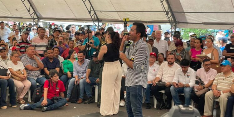 Fortalecimiento de la seguridad, infraestructura deportiva y equipamiento vial, anuncia el gobernador Rey para Girardot.