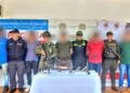 En operación militar cumplida en el Tolima, fueron capturados presuntos guerrilleros del Frente Ismael Ruiz.