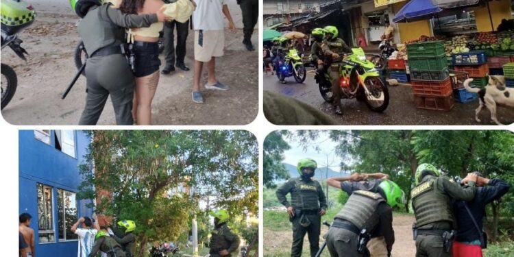 La Policía en Girardot, intensificó los planes de control en todo el municipio.