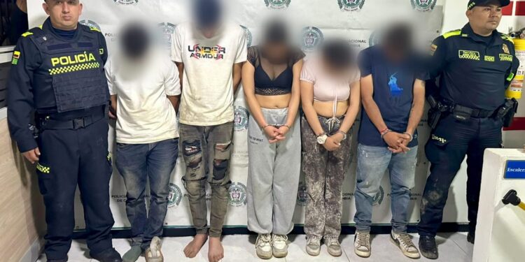 Contundente golpe a la delincuencia en Cundinamarca. Cinco personas capturadas por secuestro, hurto y extorsión.