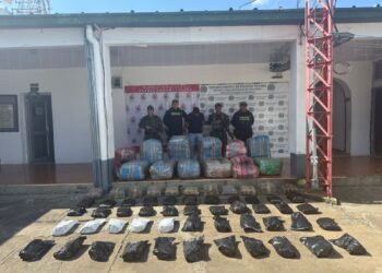 Ejército Nacional ubica 350 kilos de marihuana del GAO-r Frente Ismael Ruiz.