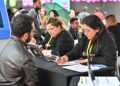 El Festival de Empleo 2026 que se realiza en la Plaza de la Paz de la Gobernación de Cundinamarca registra importantes resultados.