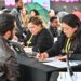 El Festival de Empleo 2026 que se realiza en la Plaza de la Paz de la Gobernación de Cundinamarca registra importantes resultados.