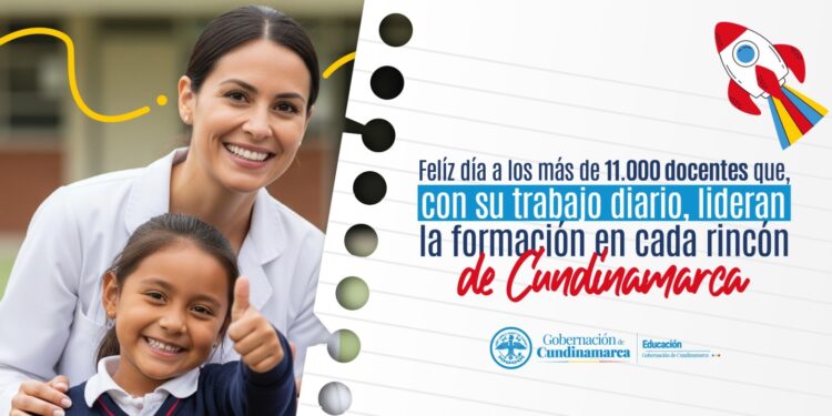 Cundinamarca alcanza cobertura docente histórica del 99,3 % y garantiza maestros en las aulas de 108 municipios.