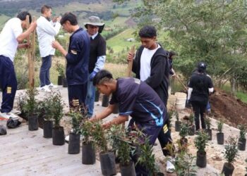 Estudiantes de Suesca estrenan granja escolar sostenible,  construida con plástico reciclado y energía solar.